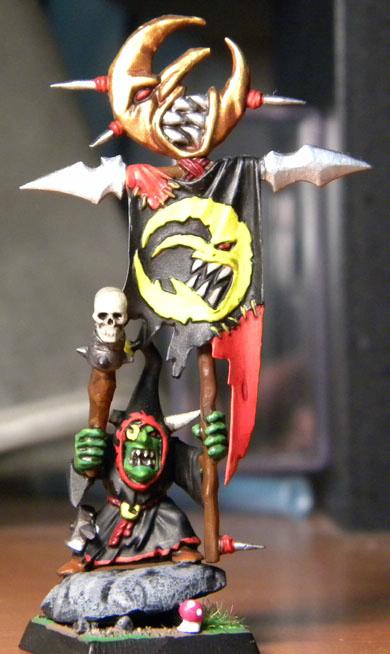 Battle, Goblins, Night, Pass, Skull - Night Goblin Battle Standard ...